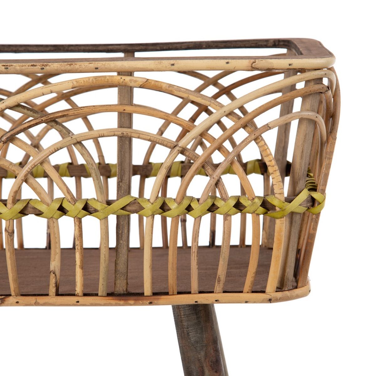 Planter in Wood Bamboo (60 x 21 x 68 cm)