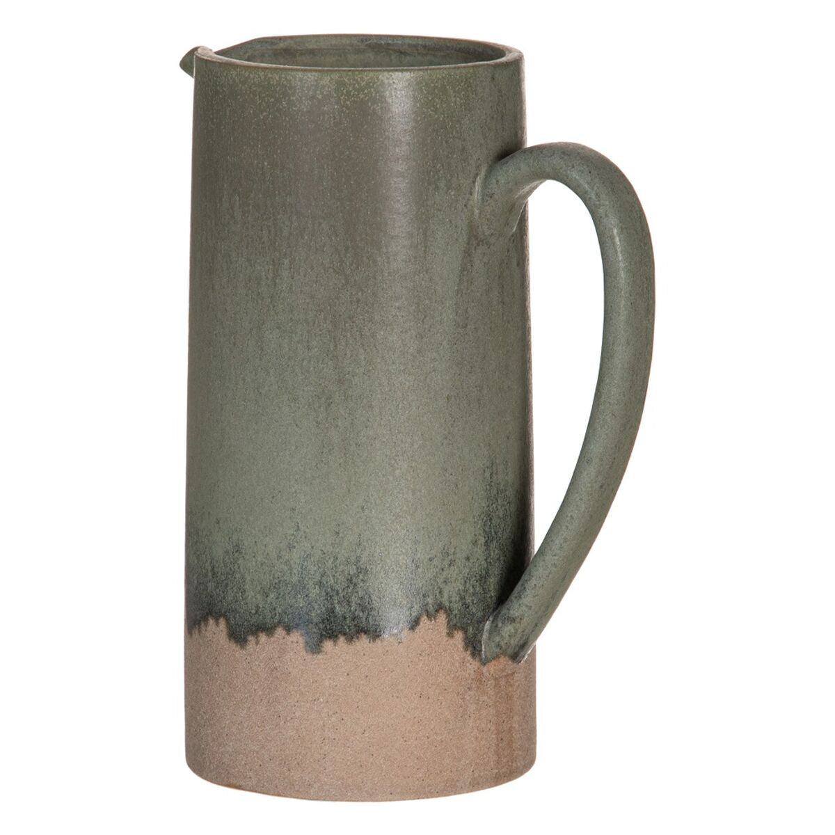 Green Cream Vase (21 x 14 x 28,5 cm)