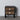 Table de chevet marron foncé en bois de sapin (45 x 33 x 50,5 cm)