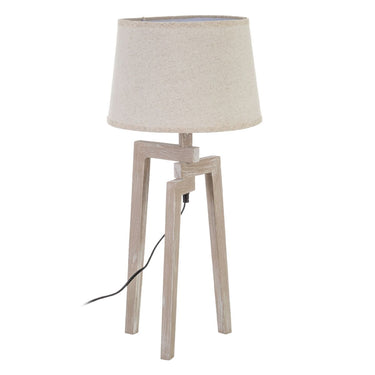 Table Lamp with Wooden support (30 x 30 x 66 cm)
