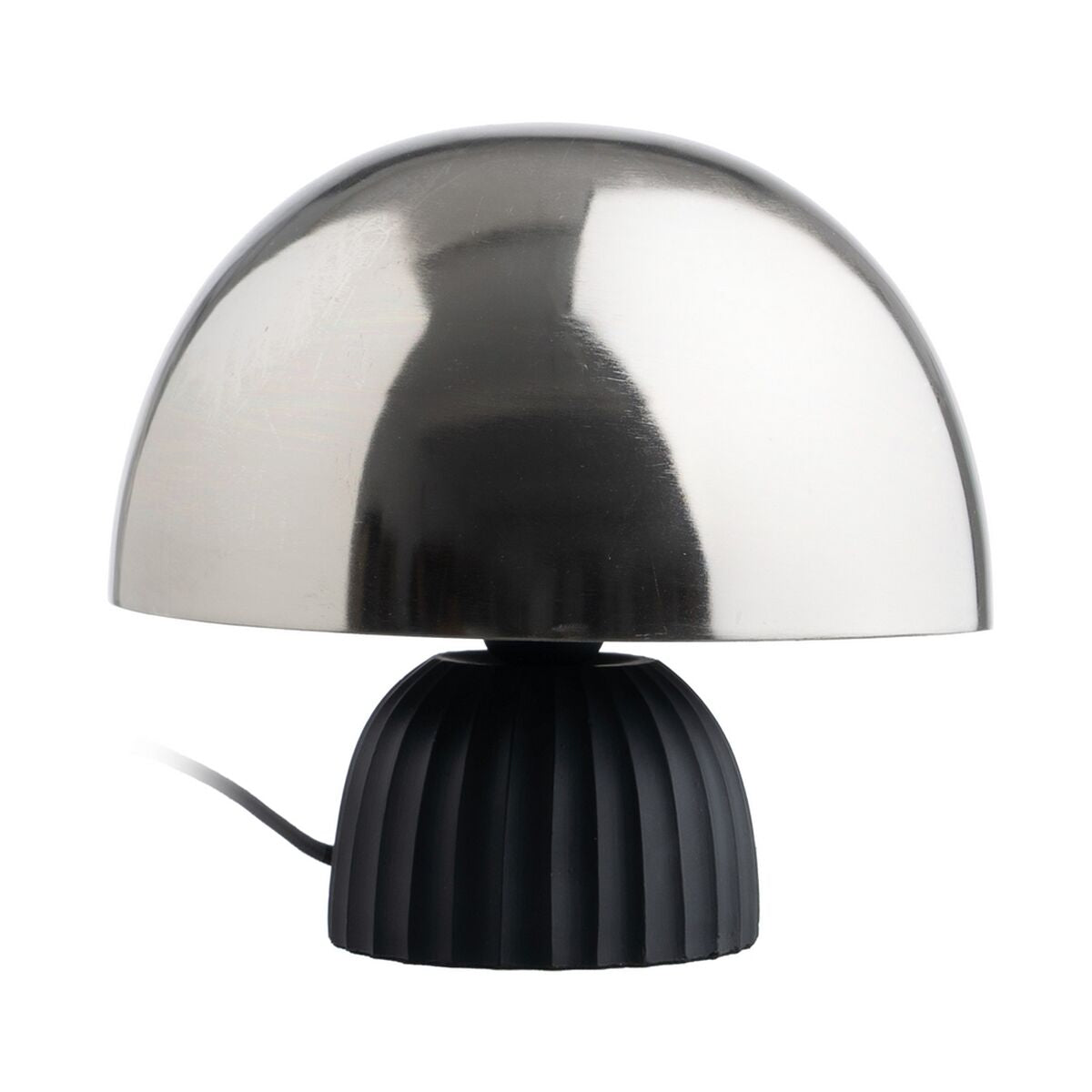 Table lamp in Black Metal Silver (24 x 24 x 22 cm)
