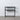 Table d'entrée en acier noir (80 x 30 x 81 cm)