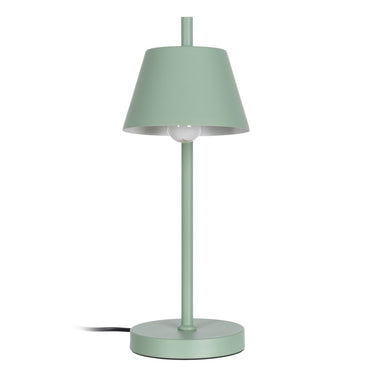 Lampe de bureau vert clair en métal (20 x 20 x 44 cm)
