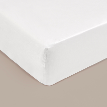 Bamboo Fitted Sheet White