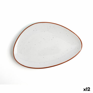 Assiette Plate Céramique Beige Ø 21 cm (12 Utés)