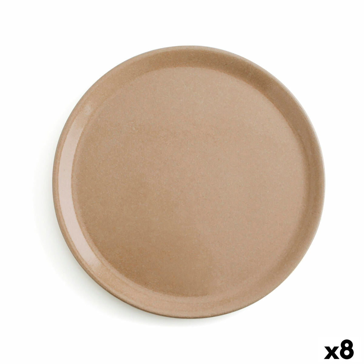 Beige Flat plate in Ceramic Ø 31 cm (8 Units)