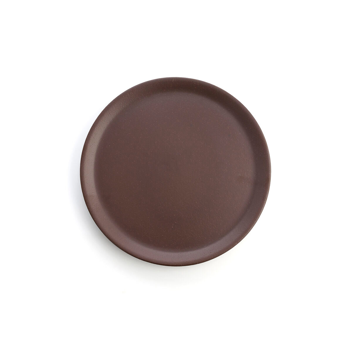Brown Flat plate in Ceramic (Ø 31 cm) (8 Units)