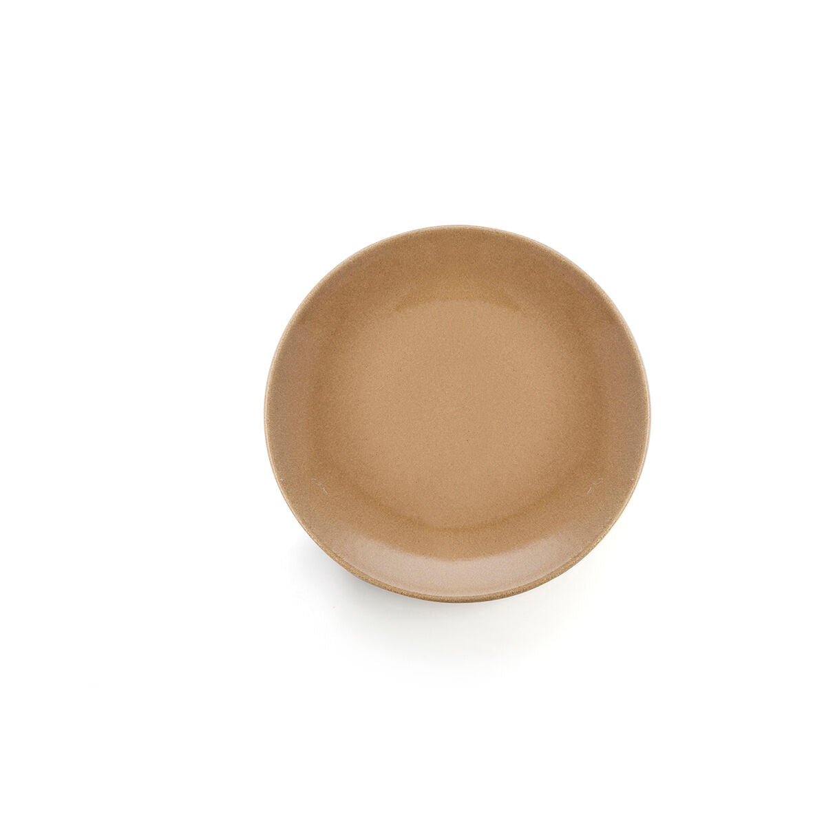 Beige Flat plate in Ceramic (25 cm) (8 Units)
