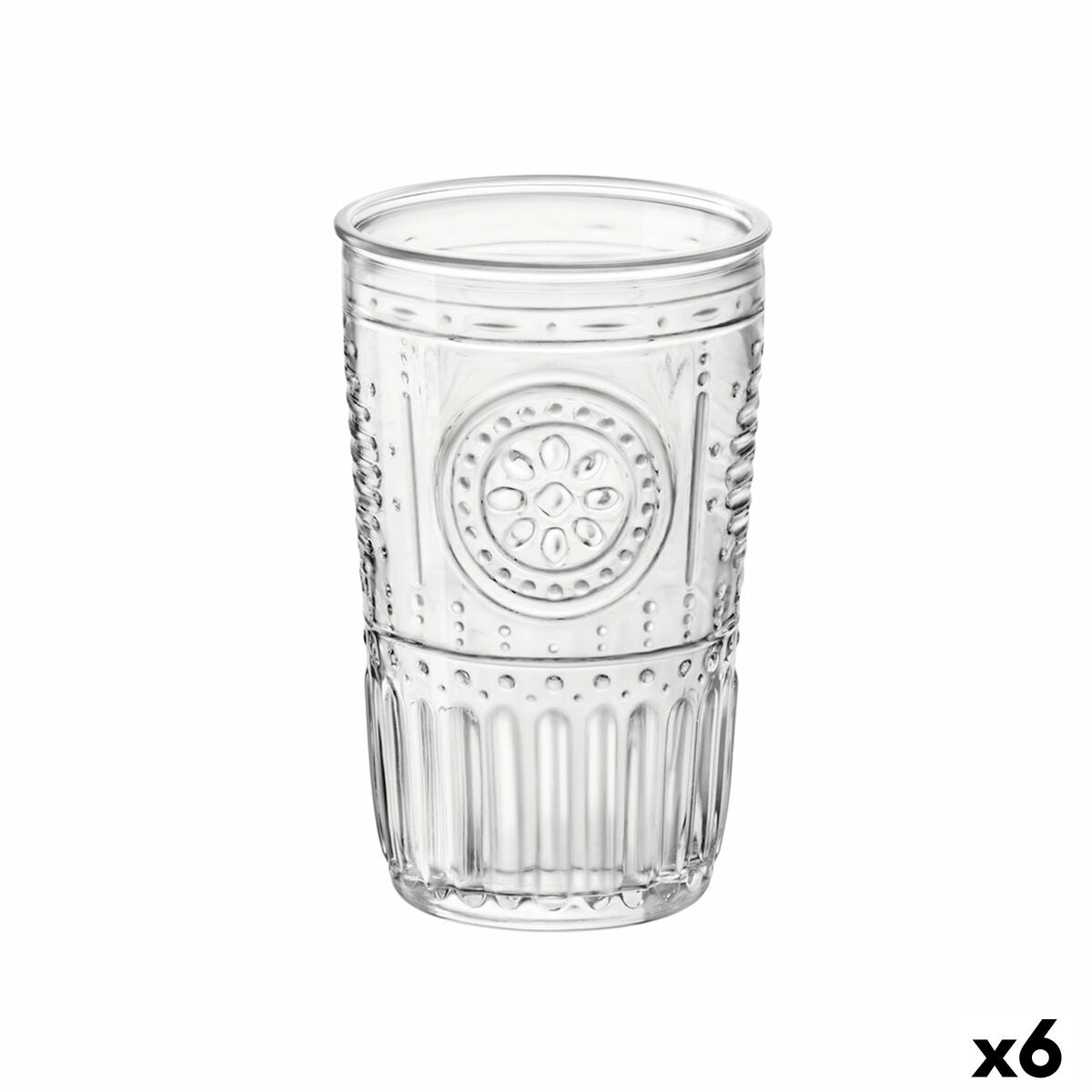 Rocco Romantic Transparent Glass (47,5 cl) (6 Units)