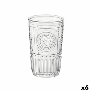 Set 6 Bicchieri Rocco Romantic Trasparenti (47,5 cl)