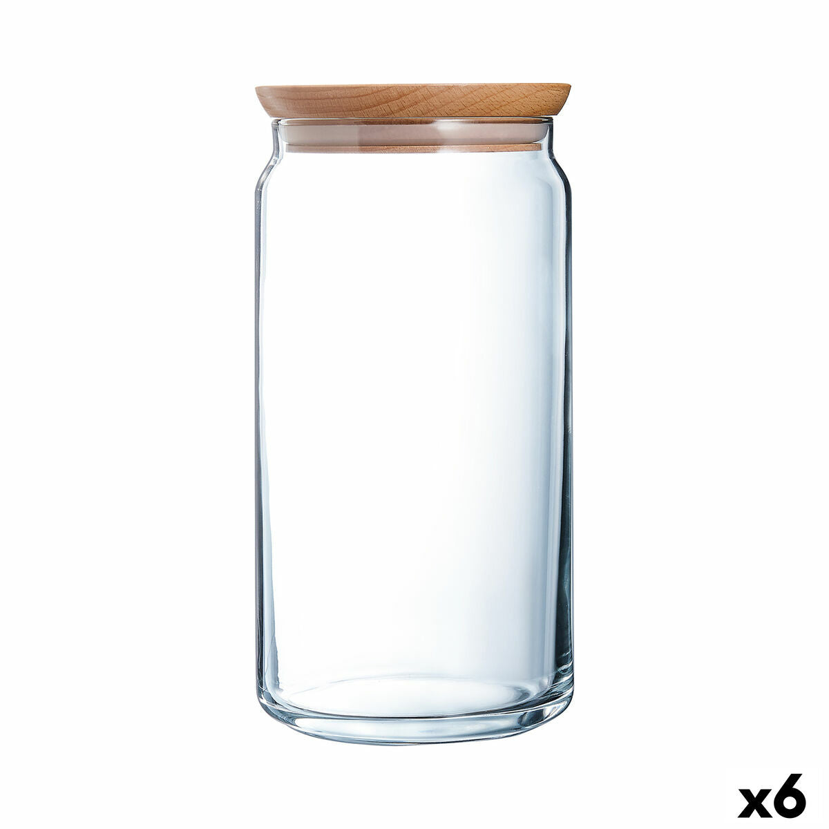 Jar in Transparent Glass (1,5 L) (6 Units)