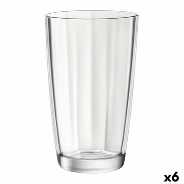 Set mit 6 transparenten Rocco-Gläsern (470 ml)