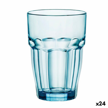 Set of 24 Rocco Bar Blue Glasses (370 ml)