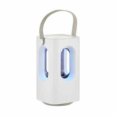 2-in-1 wiederaufladbare Mückenschutzlampe mit LED aus weißem ABS (6 Einheiten)