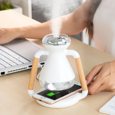 3-in-1 Wireless Charger, Aroma Diffuser and Humidifier