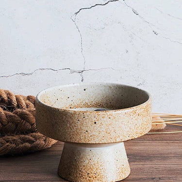 Jarrón de cerámica hecho a mano estilo japonés